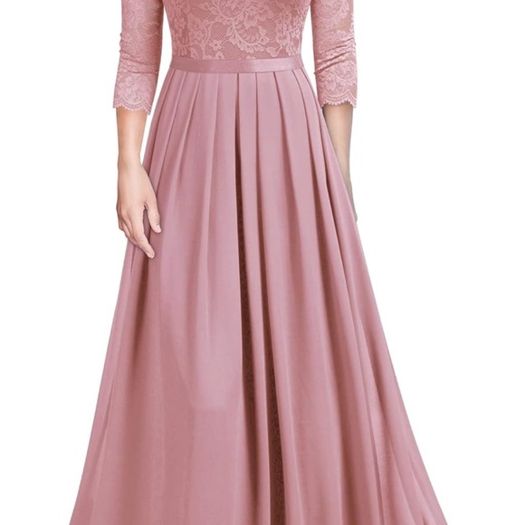 Miusol Long Sleeve Pink Lace Dress XXL NWOT - Picture 1 of 2